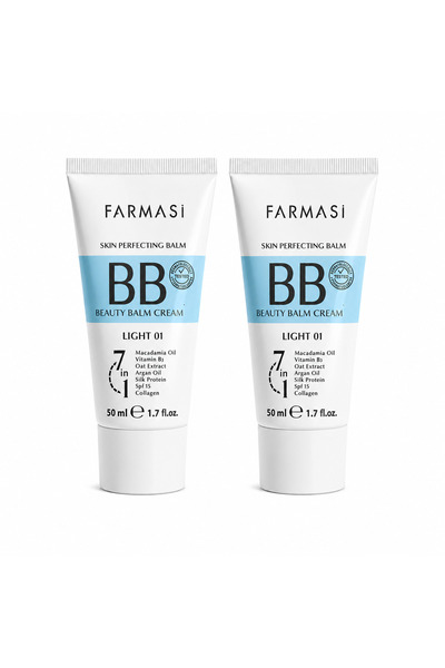Farmasi Bb Beauty Balm Cream Light 01 Advantage Pack of 2 50 ml X 2