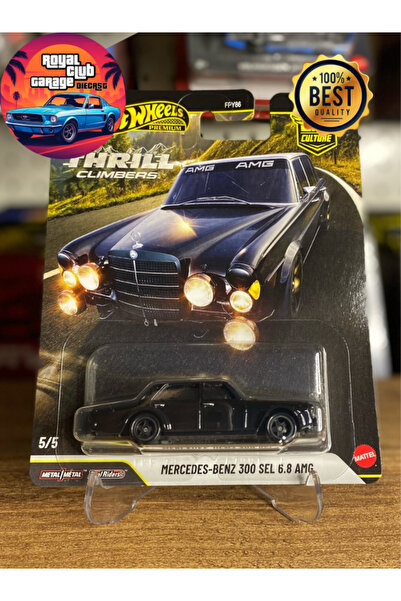HOT WHEELS MERCEDES-BENZ 300 SEL 6.8 AMG - THRILL CLIMBERS - PREMIUM - (1/64)