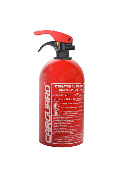 CarGuard Pulbere stingătoare 1KG, model B C - Certificat R.A.R.