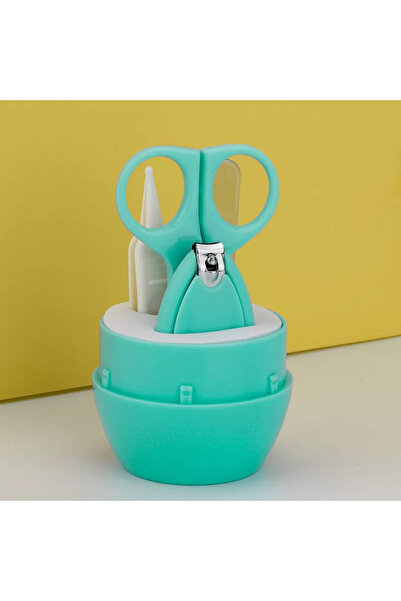 LOOFI Baby Nail Care Kit - 4-in-1 Set with Case - Green