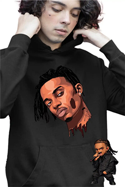 OEM Детски суичър с качулка Playboi Carti Sky за момчета