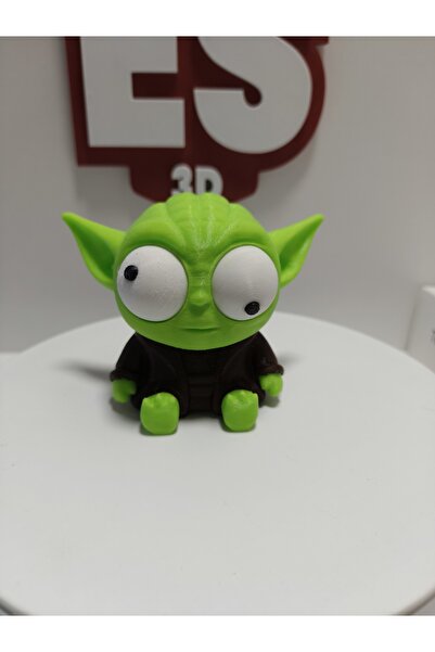 Ades Store Figür Minik Uzaylı 3 D Baskı Dekor Kolleksıyon Ürünü
