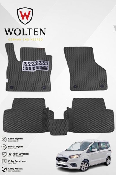 w wolten german engineered COURIER-FORD-(2013-2023) İÇİN EVA İÇ PASPAS TAKIMI...