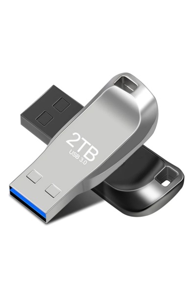 Generic USB Flash Drive 2TB High Speed Metal Silver Body USB 3.0 Pen Drive fo...