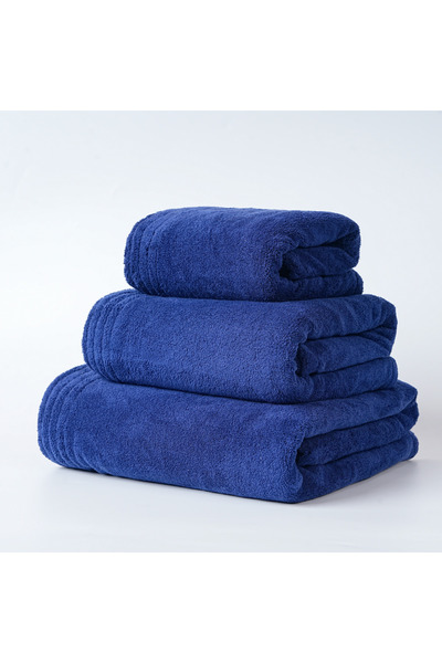 Donetella Pack Of 3 Towel Set – 330 GSM Microfiber, Soft, Absorbent & Quick D...