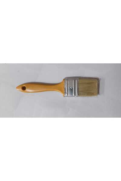 TOPALAKTİCARET Plastic Handle Cutting Brush No:2 Paint Brush Dust Brush Pastry Brush Bristle Brush Feathered Brush