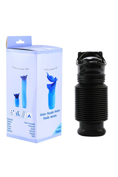 choice2 Black Portable Telescopic Car Urinal for Outdoor Camping Hiking Trave...