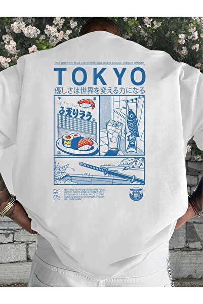 bolivia's New Men'S Graphic T-Shirts Featuring Japanese Style with Tokyo-Them...