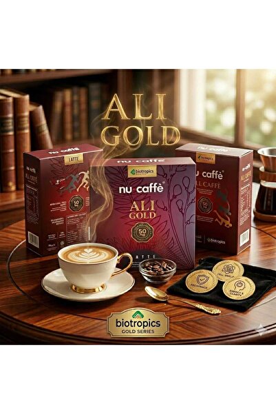 Biotropics Nu Caffe Ali Gold Tongkat Ali Özlü Premium Arabica Latte Kahve 15 ...