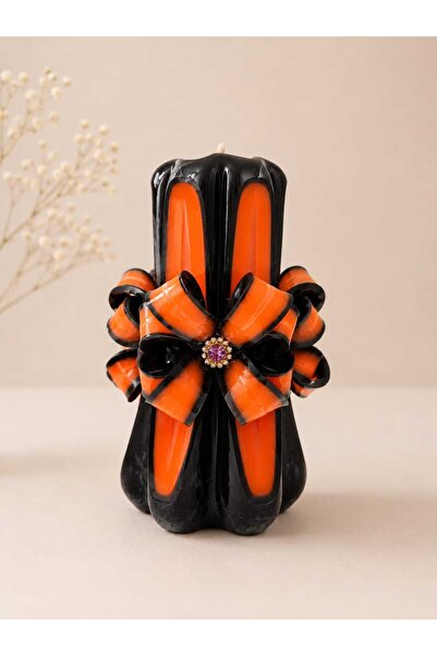 LeviLux Candles Handmade Decorative Candle Black Gold 15 cm – Vanilla Scent –...