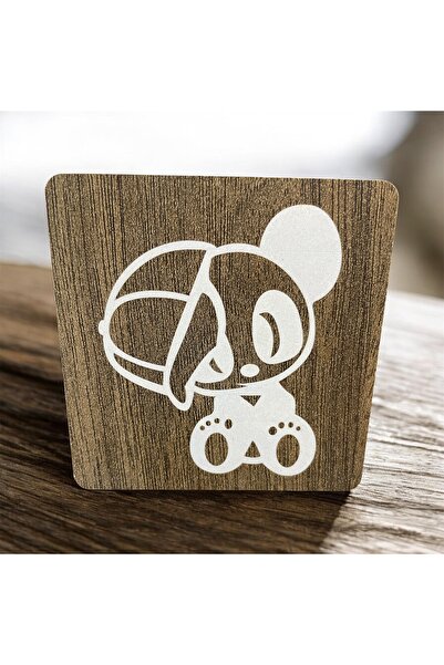 ecce reklam ürünleri eccereklam.com 6-Piece Mdf Coaster Set Decorative Ecceca...
