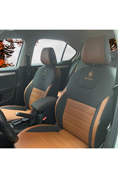 K-Design SKODA OCTAVİA Araca Özel Oto Koltuk Kılıfı - 1.Kalite Deri