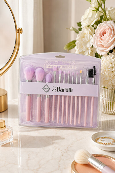 Karçiçeği Home 12-Piece Professional Makeup Brush Set – Soft-Bristled Brushes...