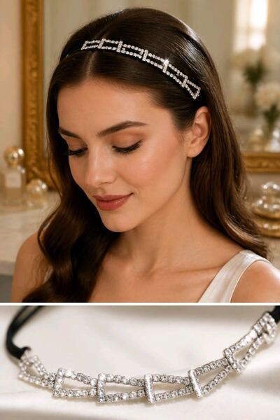 Monalisa Home Zircon stone evening dress hair and neck decoration