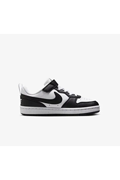 Nike Çocuk Ayakkabısı Court Borough Low Recraft Siyah Beyaz Çocuk Ayakkabısı ...