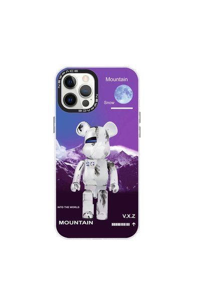 OEM Apple iPhone 12 Pro Max Case Estoril Patterned Cover - Estoril - 8