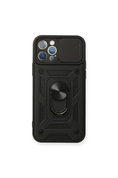 OEM Apple iPhone 12 Pro Case Pars Silicone with Lens Ring - Black