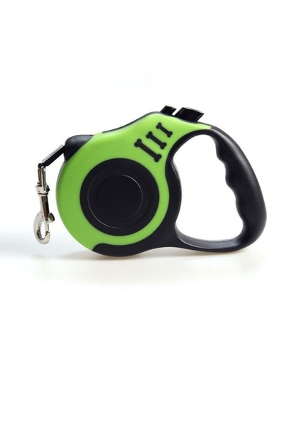 wei inox Lesa retractabila, plastic, verde, 3 m