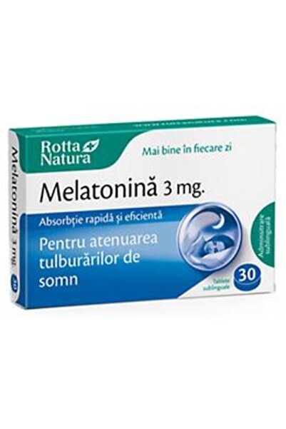 Rotta Natura Melatonina 3mg Rotta Natura, 30 tablete sublinguale