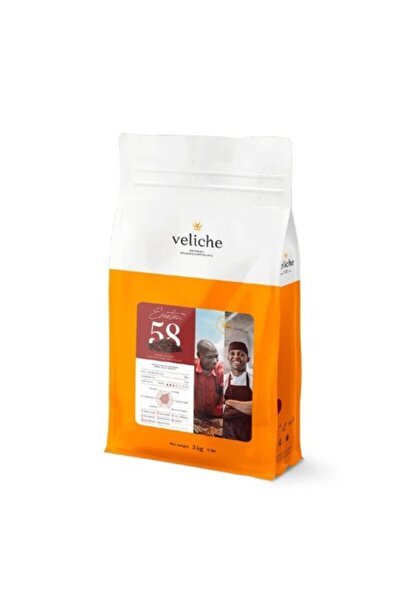 Veliche CakeMasters Ciocolată belgiană autentică neagră Emotion 58% 10kg