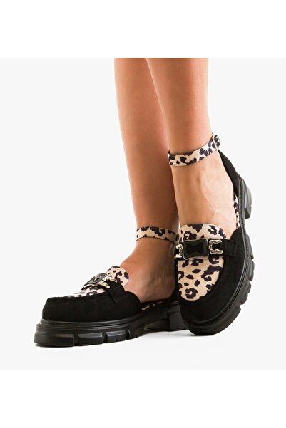 BENOTTİ Juliet Animal Print Casual Shoes
