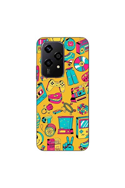 OEM Husa compatibila cu Honor 200 Lite Silicon Gel Tpu Model Pop Art Vintage