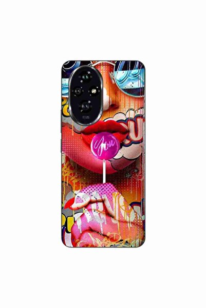 OEM Husa compatibila cu Honor 200 Silicon Gel Tpu Model Pop Art Lolipop