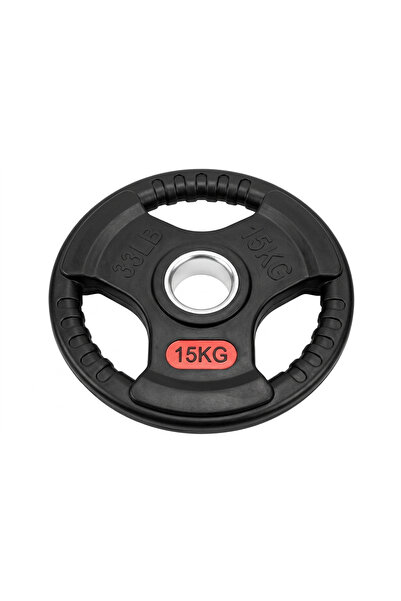 Generic Rubber Weight Plate15Kg – Rubber Weight Plate for Olympic and Home Gy...