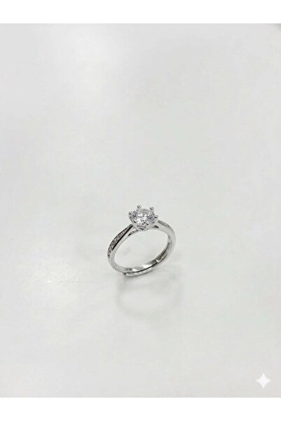 Mestore 6 Prong Solitaire Stone Ring