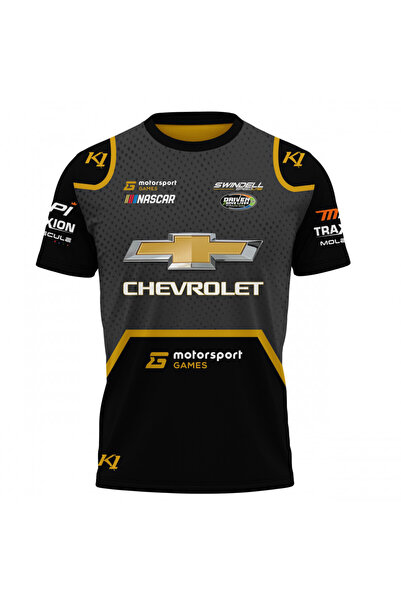 OEM Tricou barbati Chevrolet F1 , maneca scurta multicolor D136