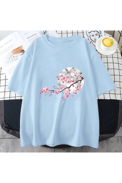 valeriae Tricou cu mânecă scurtă, croială lejeră, premium, cu imprimeu special