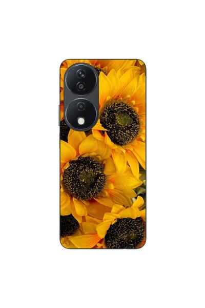 OEM Husa compatibila cu Honor X7b Silicon Gel Tpu Model Floarea Soarelui