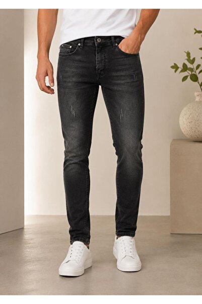 CLASSİCS MEN Lion Life Men's Slim Fit Jean Trousers - 7693