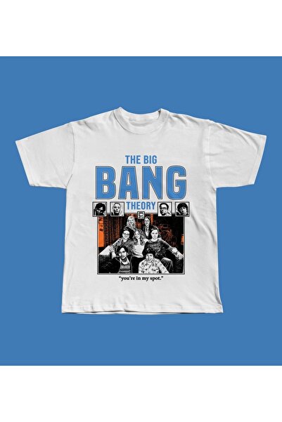 Grafftee Clothing Tricou oversize unisex cu imprimeu Big Bang Theory