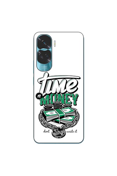 OEM Husa compatibila cu Honor 90 Lite 5G Silicon Gel Tpu Model Mesaj Time Is ...