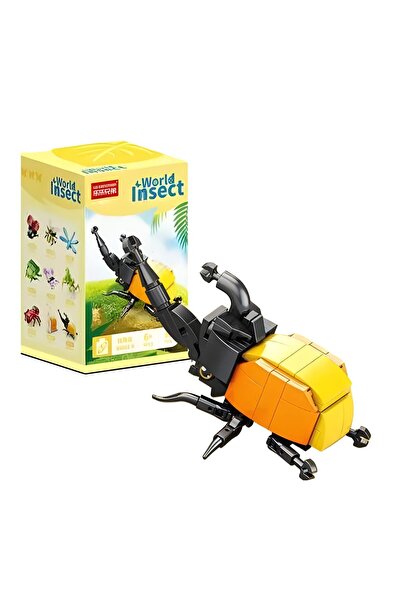 Flippy Set de Constructie, Flippy, Model Gandacul Rinocer, Lumea Insectelor M...