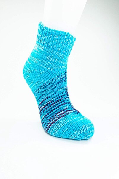 atastore2017 Hand Knitted Winter Stylish Women's Wool Booties D15