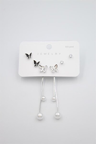 atastore2017 Multiple Set Earrings - Silver