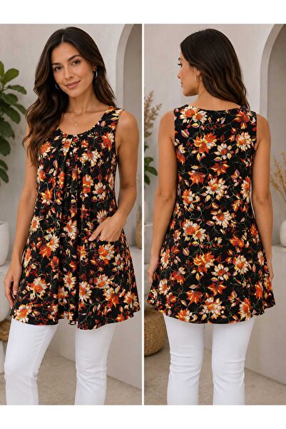 WOMEN Women's long tank top with Printed