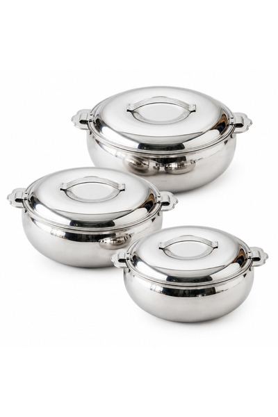 Seagull Crown Hotpot 3 Piece Set 2.5L/3.5L/5L | Stainless Steel Insulated Cas...