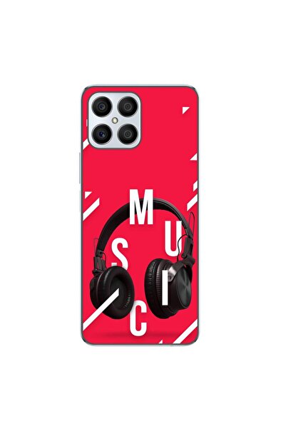 OEM Husa compatibila cu Honor X8 Silicon Gel Tpu Model Music Headphones