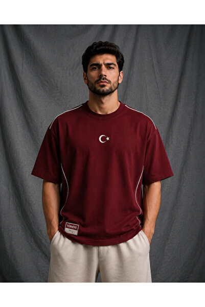 Pivot Ay-Yıldız Oversize (Kırmızı)