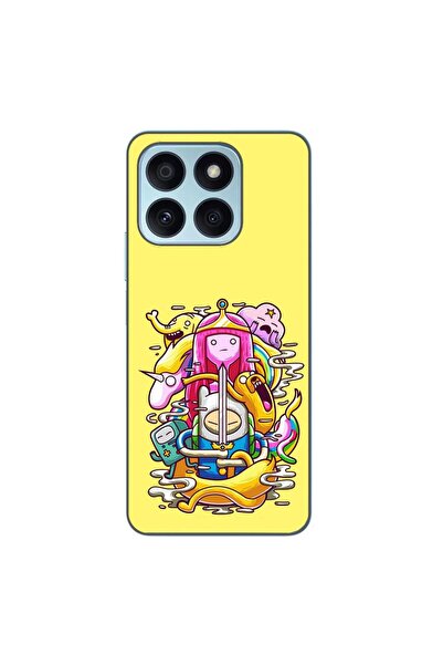 OEM Калъф, съвместим с Honor X8b, силиконов гел TPU, с дизайн Adventure Time