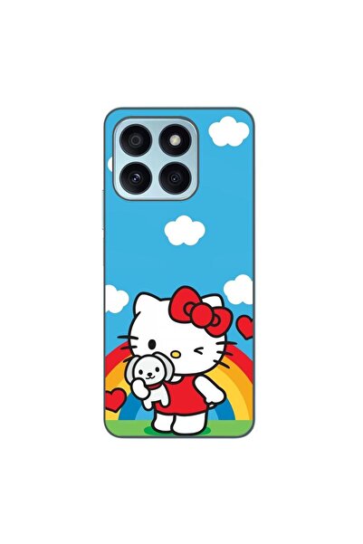 OEM Husa compatibila cu Honor X8b Silicon Gel Tpu Model Hello Kitty Rainbow