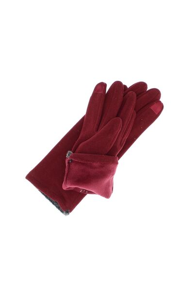 ButicCochet Mănuși de iarnă pentru femei, din material sintetic și bumbac, cu...