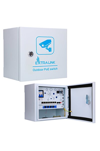 Extralink Atlas |   Switch PoE de exterior |   8x RJ45 1000Mbps PoE, 2x SFP, ...