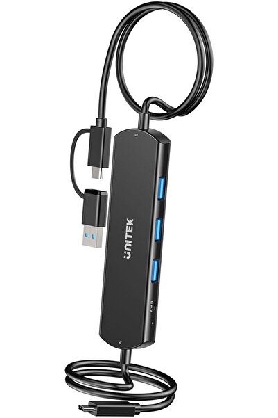 Unitek Hub KVM 10 Gbps – comutare între 2 gazde 3×USB-A