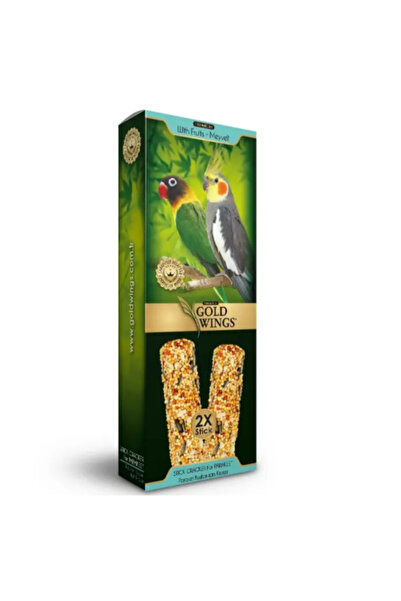 Gold Wings أعواد الفاكهة للببغاء الكوكاتيل 240 جرام