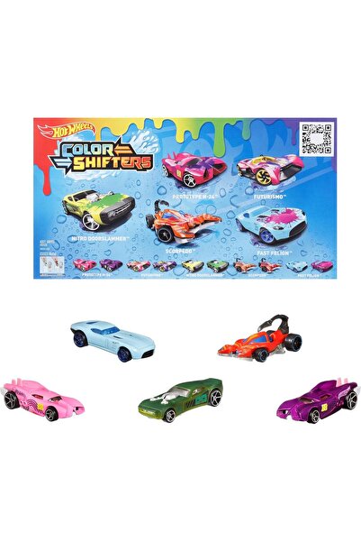 HOT WHEELS Color Shifters Toy Cars 5-Pack, Set of 5 1:64 Scale Vehicles that ...