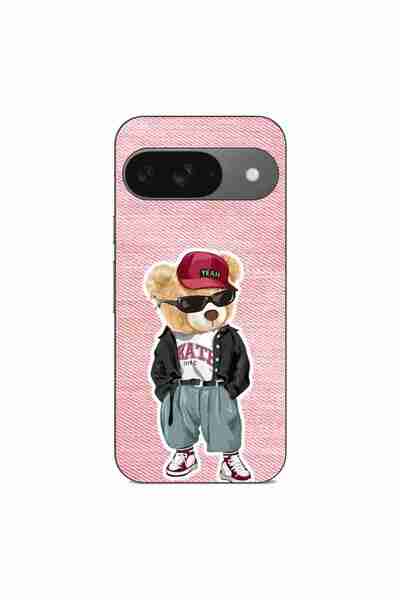 OEM Θήκη συμβατή με Google Pixel 9 Pro από σιλικόνη gel TPU με σχέδιο Ροζ Τζι...